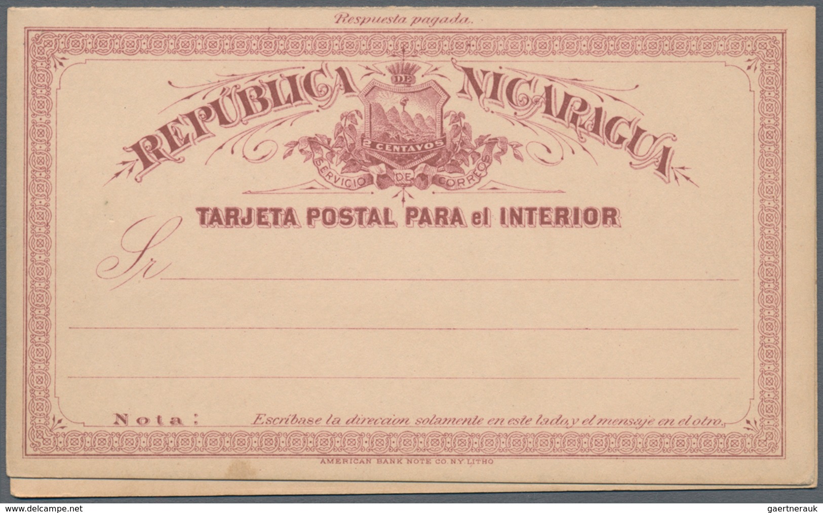 Nicaragua - Ganzsachen: 1878/1985 (ca.) AEROGRAMMES Accumulation Of Ca. 600 Mostly Unused With Some - Nicaragua