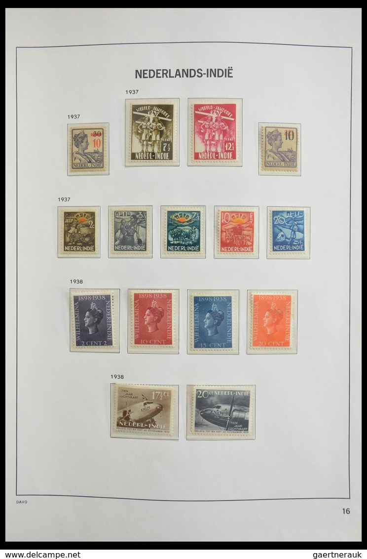 Niederländisch-Indien: 1864-1948: Almost complete, mostly MNH and mint hinged collection Dutch east