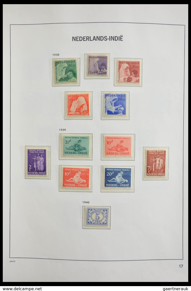 Niederländisch-Indien: 1864-1948: Almost complete, mostly MNH and mint hinged collection Dutch east