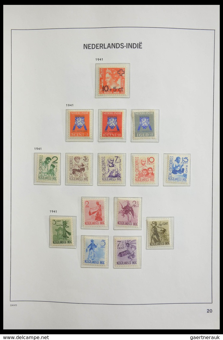 Niederländisch-Indien: 1864-1948: Almost complete, mostly MNH and mint hinged collection Dutch east