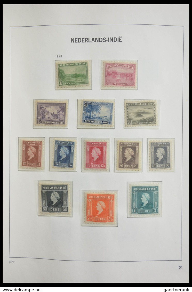 Niederländisch-Indien: 1864-1948: Almost complete, mostly MNH and mint hinged collection Dutch east