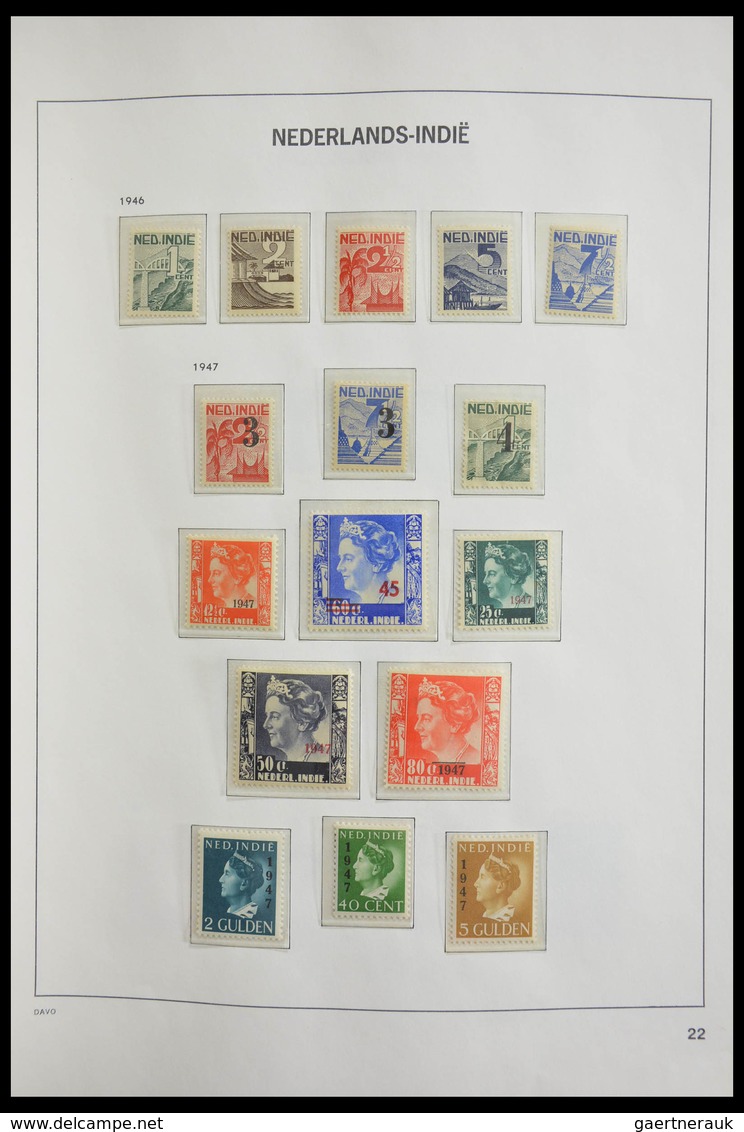 Niederländisch-Indien: 1864-1948: Almost complete, mostly MNH and mint hinged collection Dutch east