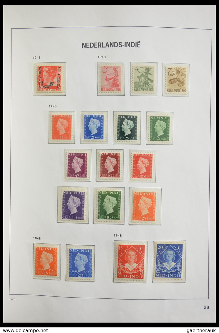 Niederländisch-Indien: 1864-1948: Almost complete, mostly MNH and mint hinged collection Dutch east