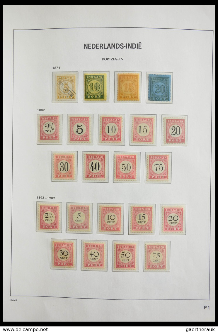 Niederländisch-Indien: 1864-1948: Almost complete, mostly MNH and mint hinged collection Dutch east