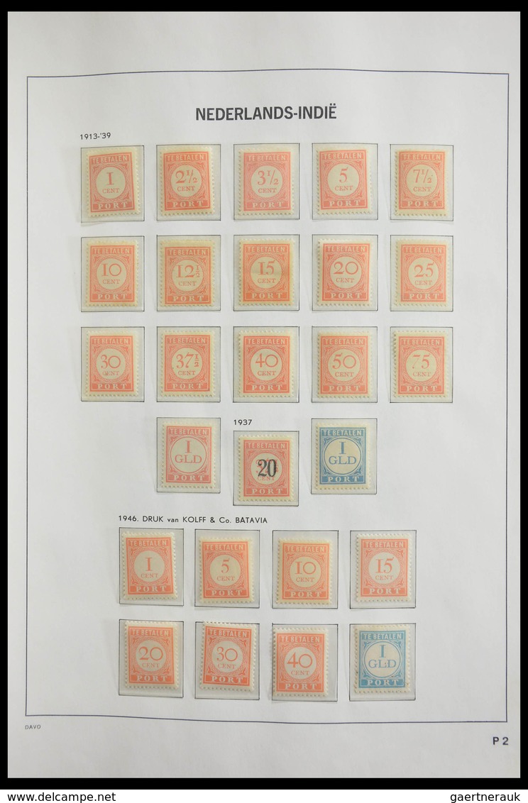 Niederländisch-Indien: 1864-1948: Almost complete, mostly MNH and mint hinged collection Dutch east