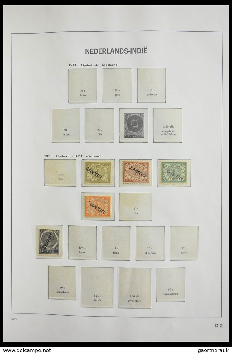 Niederländisch-Indien: 1864-1948: Almost complete, mostly MNH and mint hinged collection Dutch east