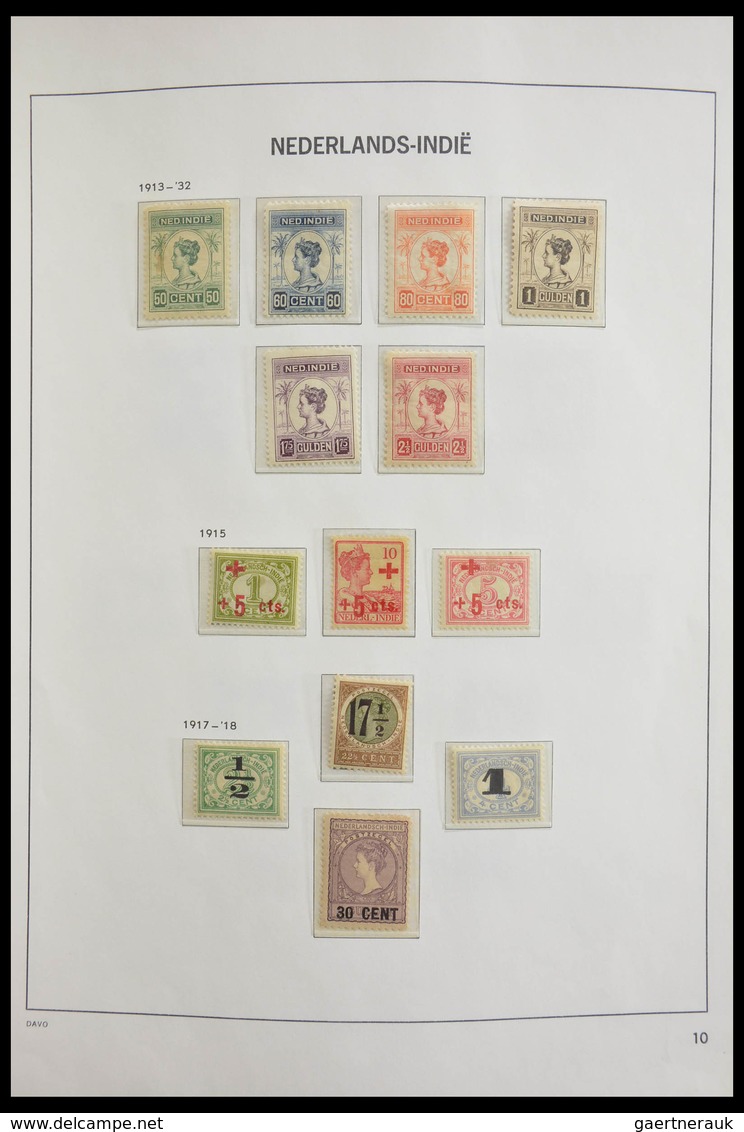 Niederländisch-Indien: 1864-1948: Almost complete, mostly MNH and mint hinged collection Dutch east