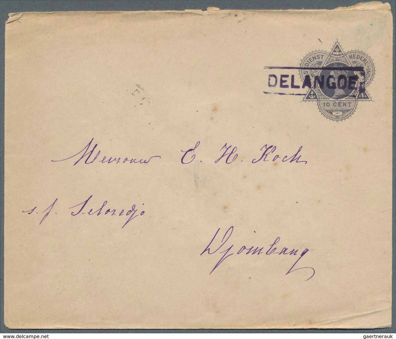 Niederländisch-Indien: 1880/1948, Interesting Collection With 37 Covers, Comprising Predominantly Po - Netherlands Indies