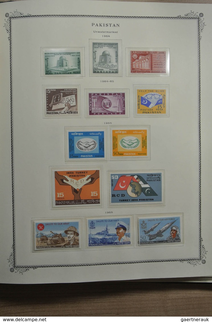 Pakistan: 1947-1973. Overcomplete, MNH, mint hinged and used collection Pakistan 1947-1973 in Scott