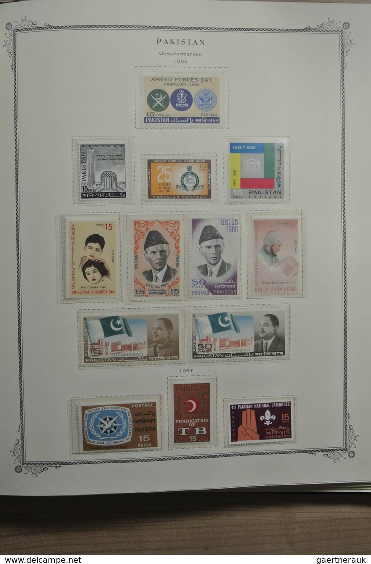 Pakistan: 1947-1973. Overcomplete, MNH, mint hinged and used collection Pakistan 1947-1973 in Scott