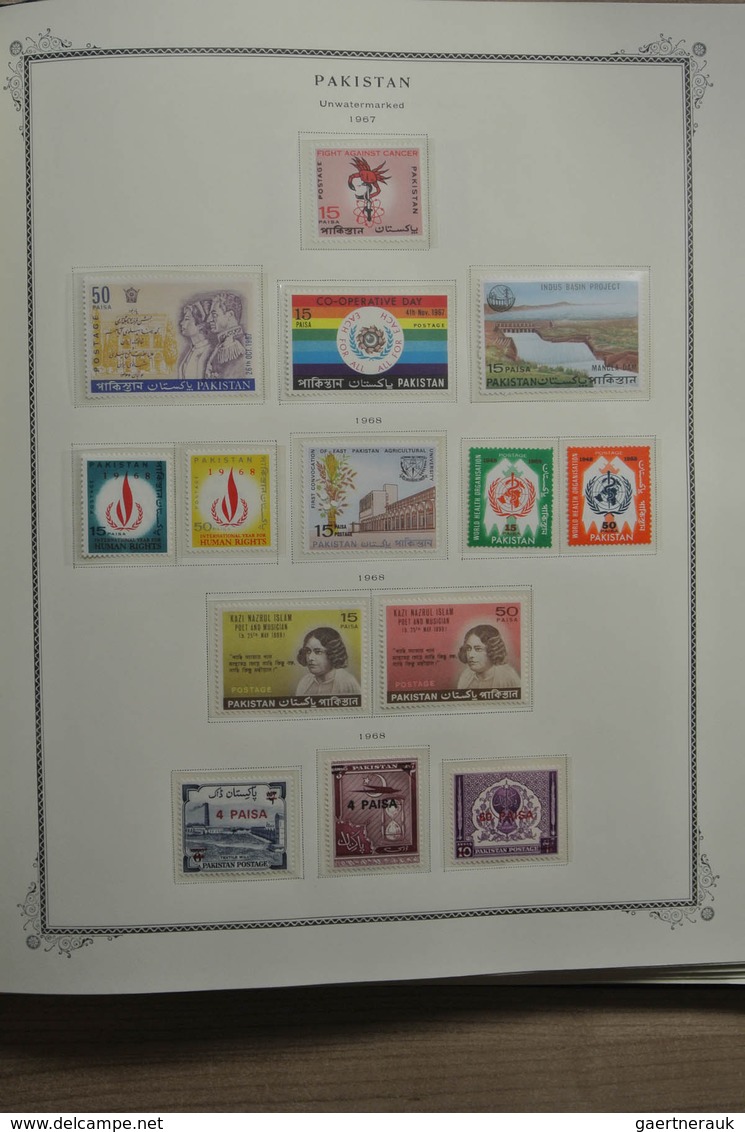 Pakistan: 1947-1973. Overcomplete, MNH, mint hinged and used collection Pakistan 1947-1973 in Scott