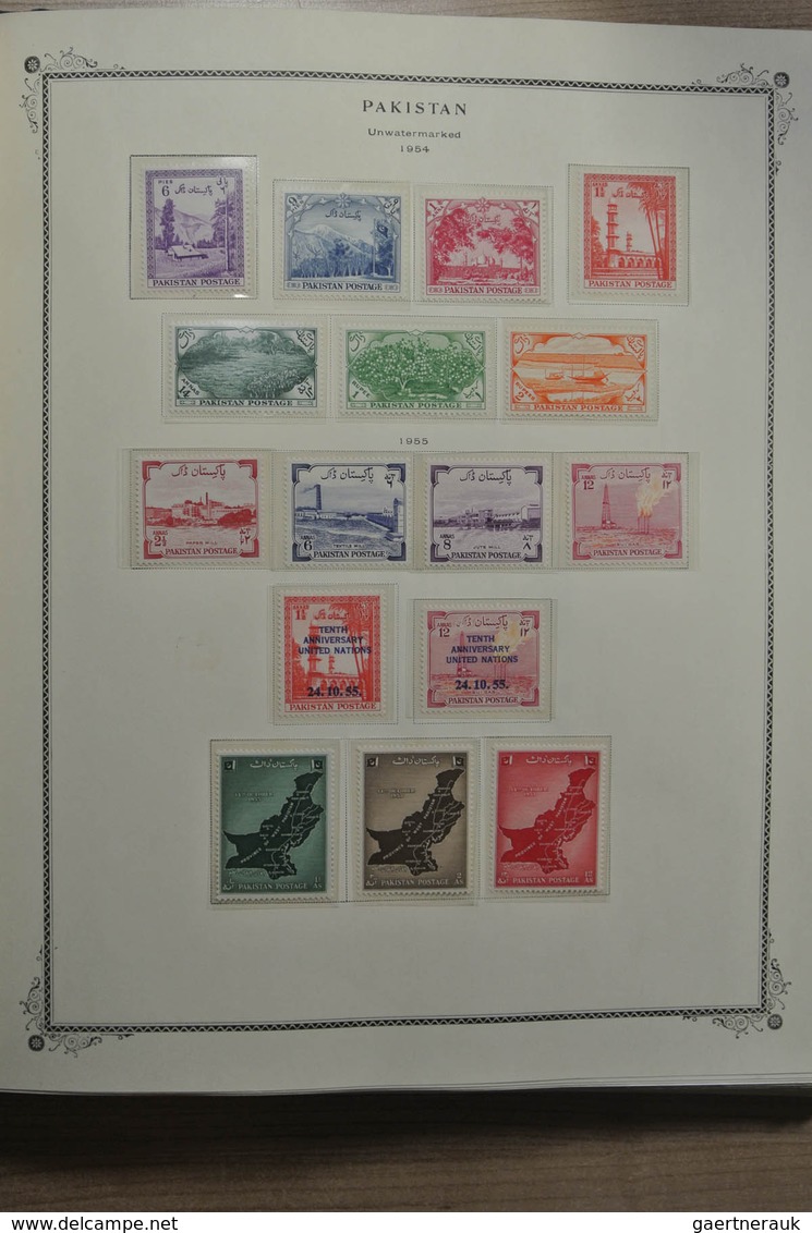 Pakistan: 1947-1973. Overcomplete, MNH, mint hinged and used collection Pakistan 1947-1973 in Scott