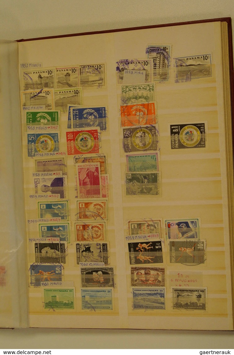 Panama: 1878/1970: Used and mint hinged collection Panama 1878-1970 in stockbook. Collection contain