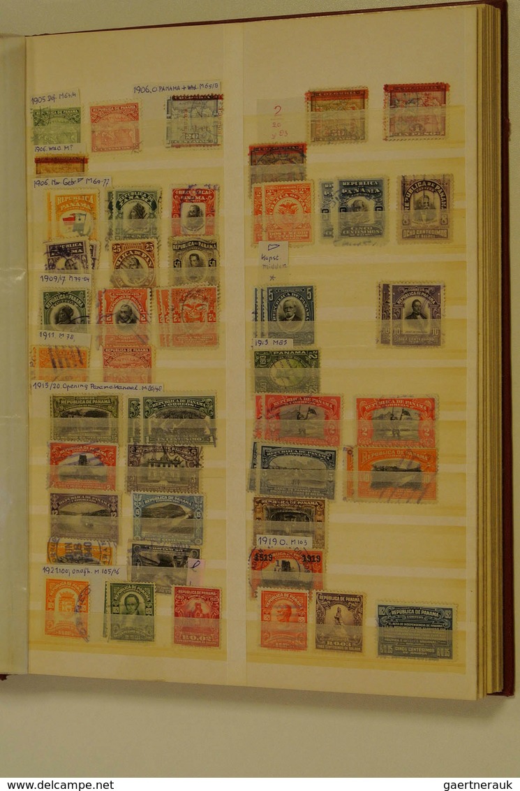 Panama: 1878/1970: Used and mint hinged collection Panama 1878-1970 in stockbook. Collection contain