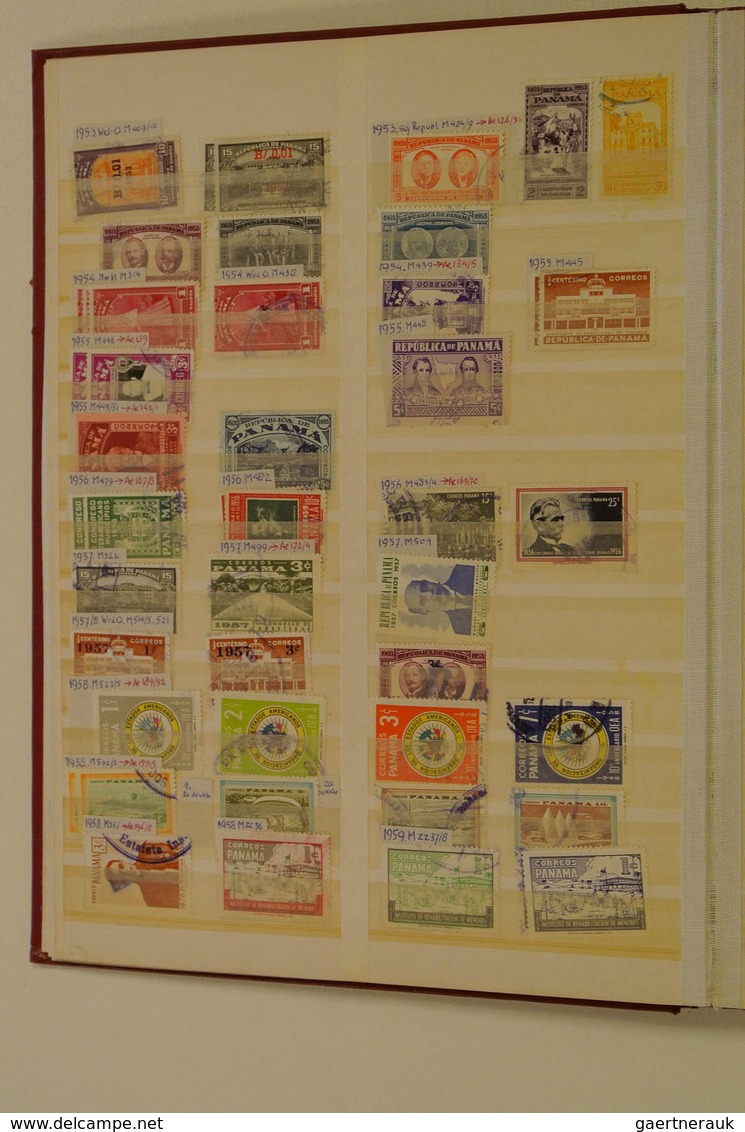 Panama: 1878/1970: Used and mint hinged collection Panama 1878-1970 in stockbook. Collection contain