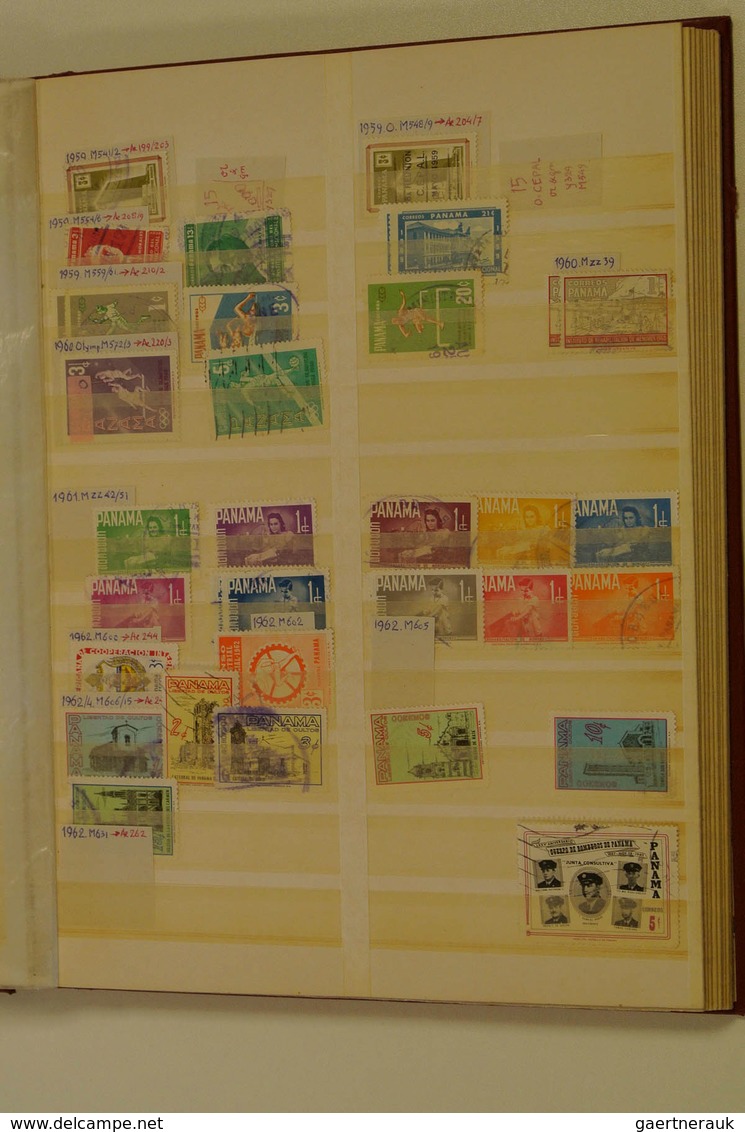 Panama: 1878/1970: Used and mint hinged collection Panama 1878-1970 in stockbook. Collection contain