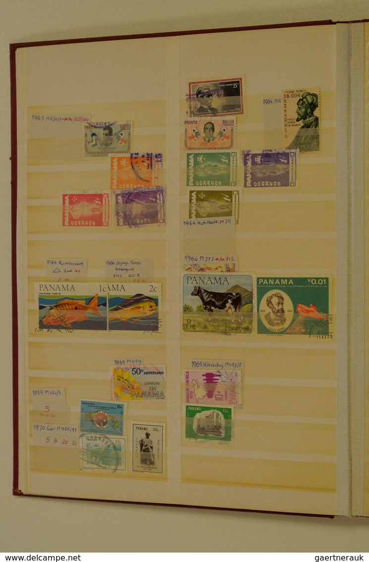 Panama: 1878/1970: Used and mint hinged collection Panama 1878-1970 in stockbook. Collection contain