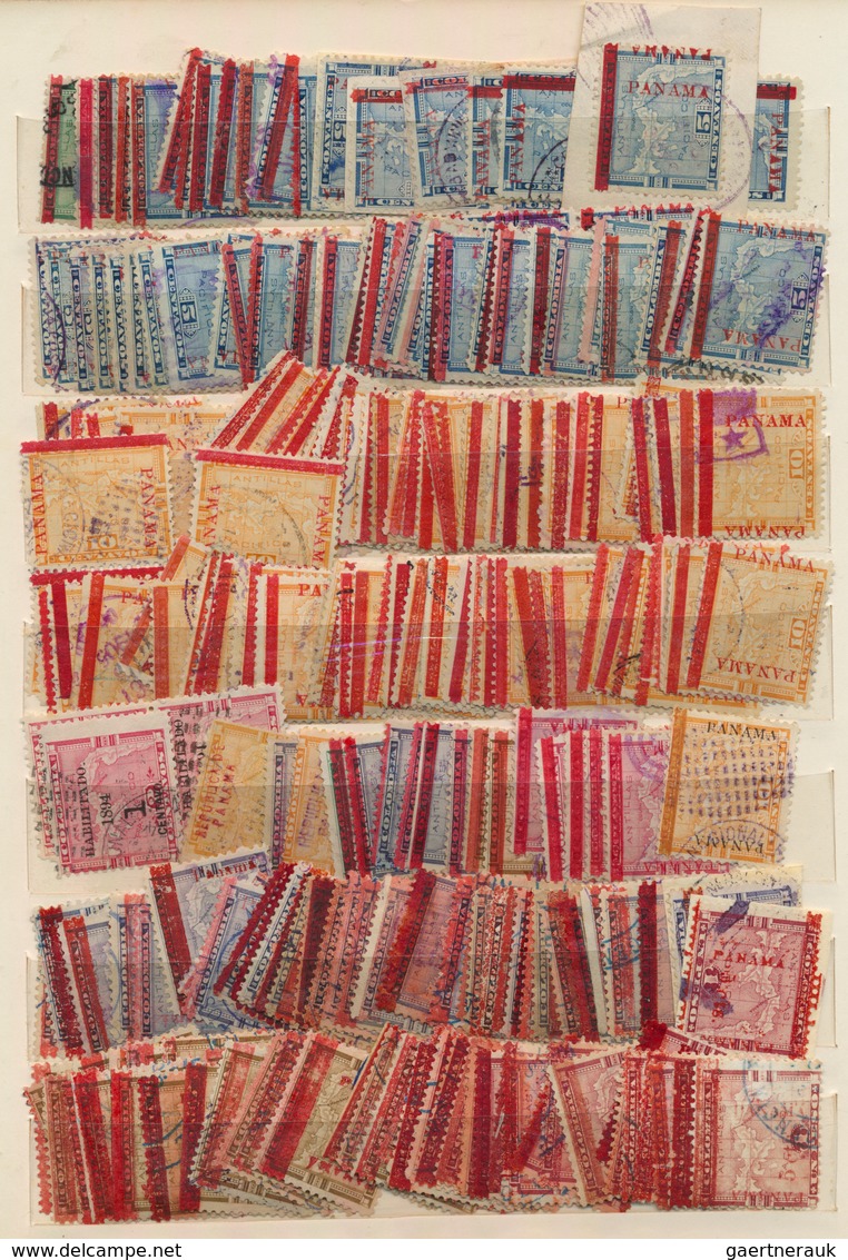 Panama: 1887/1955, Comprehenive Used Accumulation In A Stockbook, Stuffed Very Densely With Plenty O - Panama