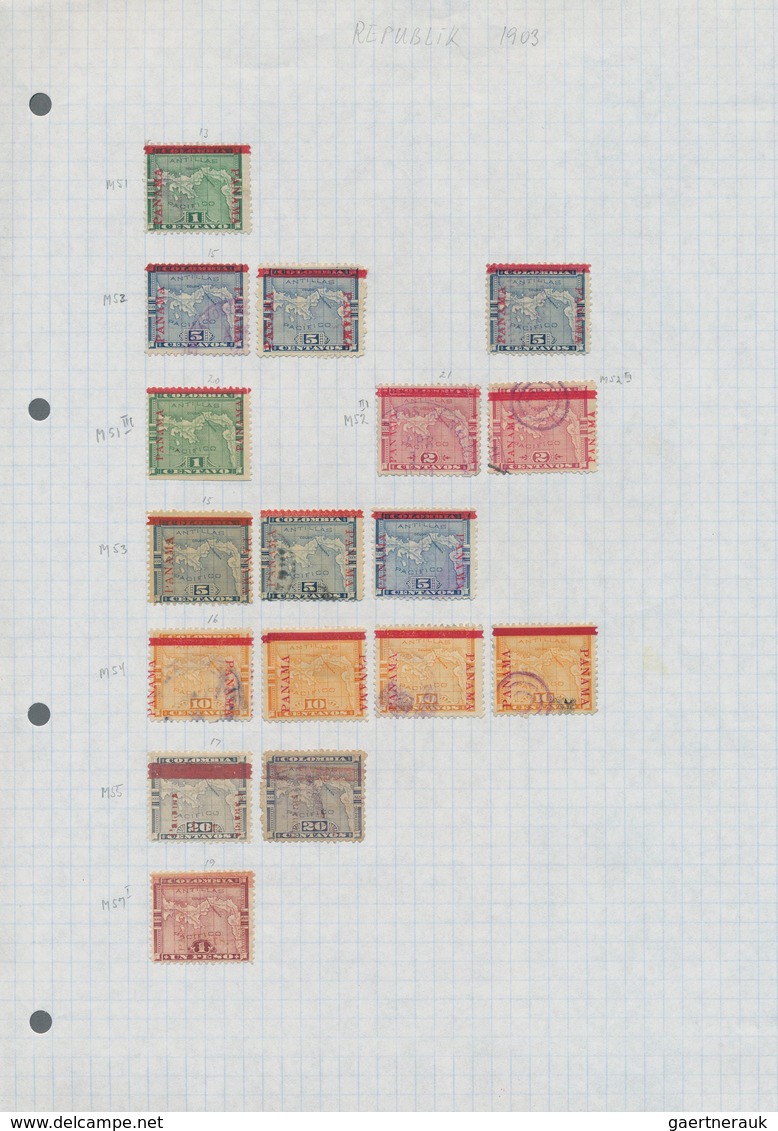 Panama: 1887/1990 (ca.), Dep. Of Columbia/Republic/Canal Zone, Used And Mint Collection/accumulation - Panama