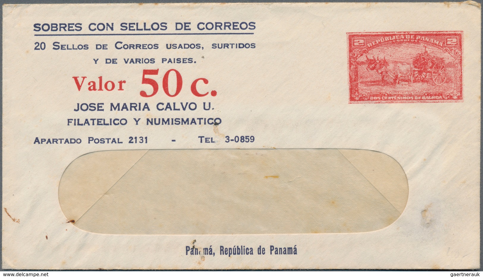 Panama: 1910/1960 (ca.), Panama/Canal Zone, Lot Of Apprx. 55 Covers/cards/stationeries Plus Some Loo - Panama