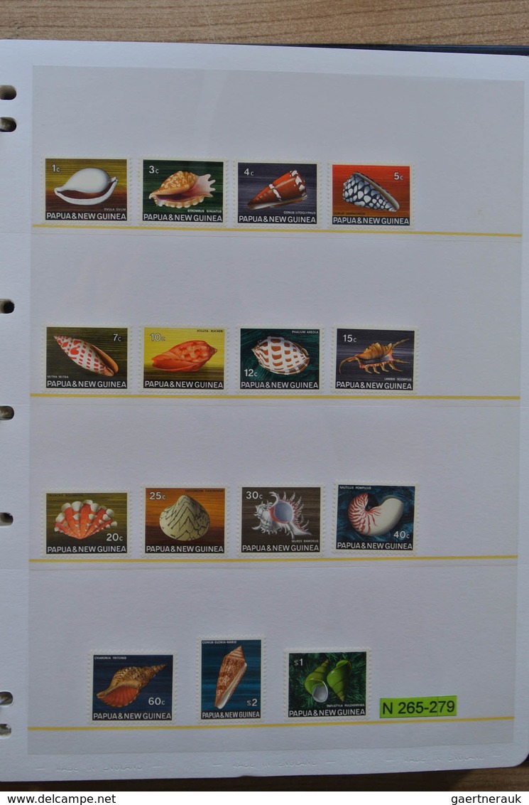 Papua Neuguinea: 1935-2007: Beautiful, as good as complete, MNH collection Papua New Guinea 1935-200