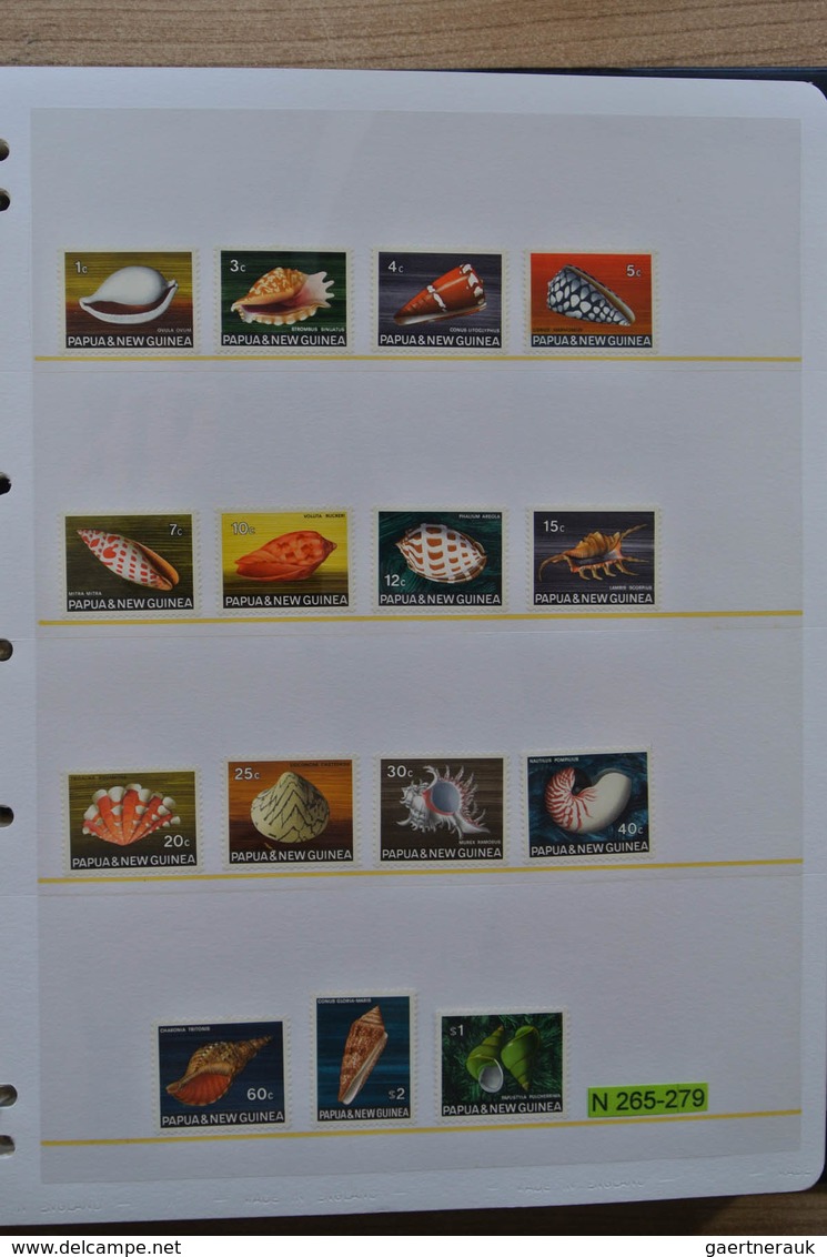 Papua Neuguinea: 1935-2007: Beautiful, as good as complete, MNH collection Papua New Guinea 1935-200