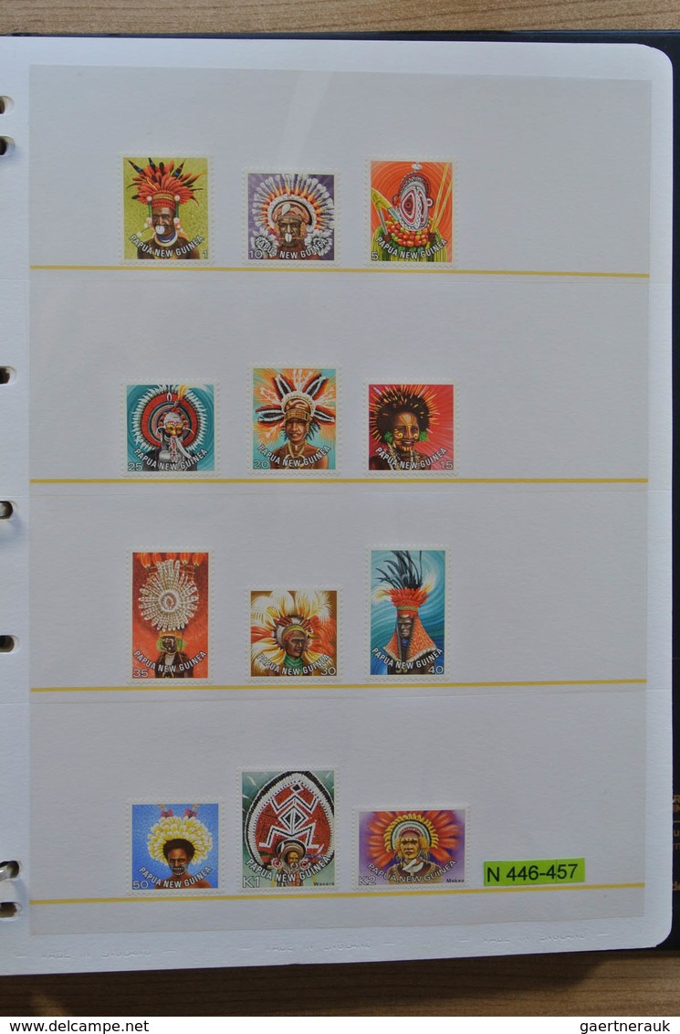 Papua Neuguinea: 1935-2007: Beautiful, as good as complete, MNH collection Papua New Guinea 1935-200