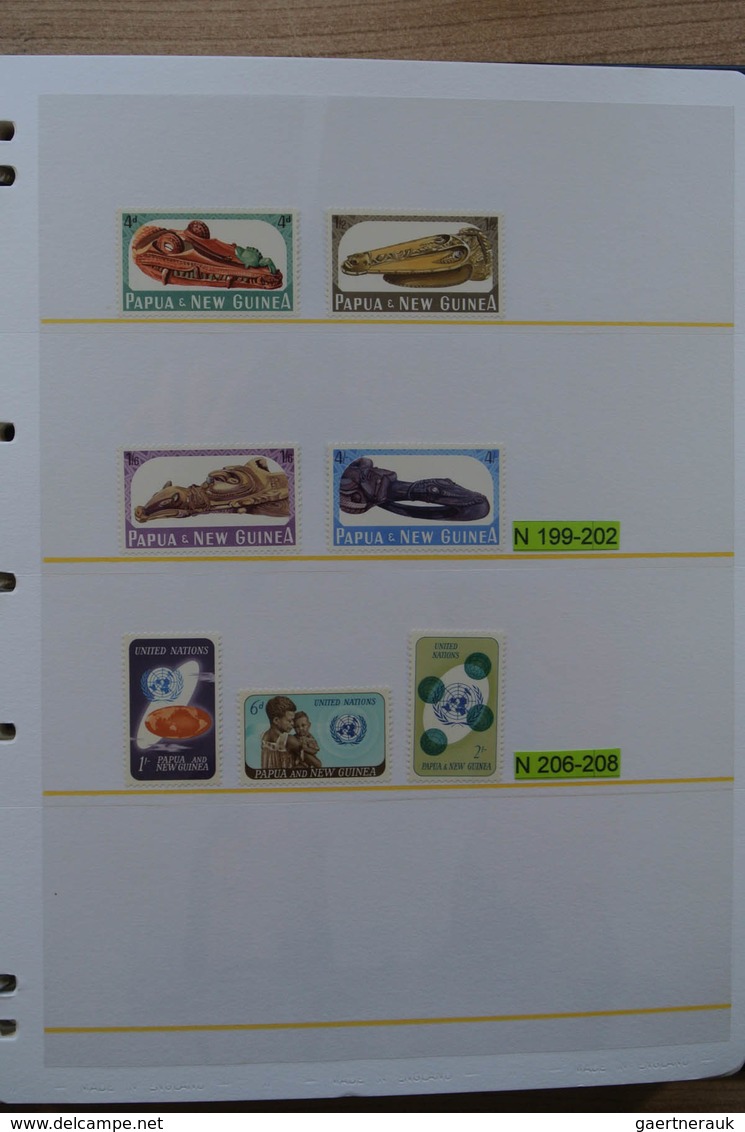 Papua Neuguinea: 1935-2007: Beautiful, as good as complete, MNH collection Papua New Guinea 1935-200