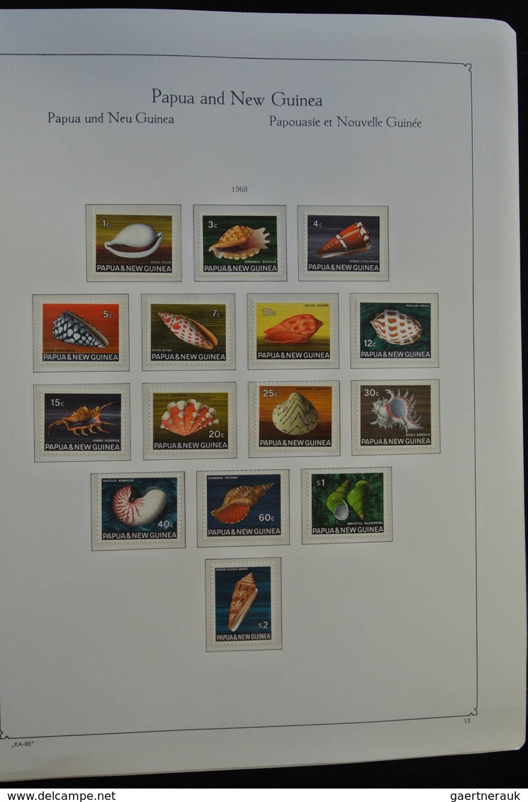 Papua Neuguinea: 1952-2006: Almost complete, MNH (few older stamps hinged) collection Papua New Guin