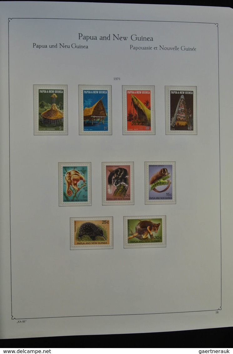 Papua Neuguinea: 1952-2006: Almost complete, MNH (few older stamps hinged) collection Papua New Guin