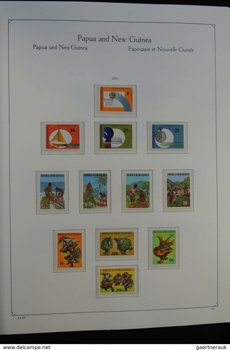 Papua Neuguinea: 1952-2006: Almost complete, MNH (few older stamps hinged) collection Papua New Guin