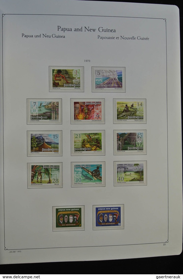 Papua Neuguinea: 1952-2006: Almost complete, MNH (few older stamps hinged) collection Papua New Guin