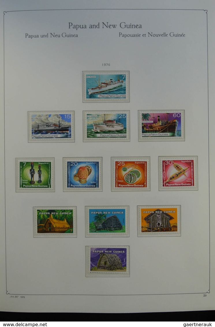 Papua Neuguinea: 1952-2006: Almost complete, MNH (few older stamps hinged) collection Papua New Guin