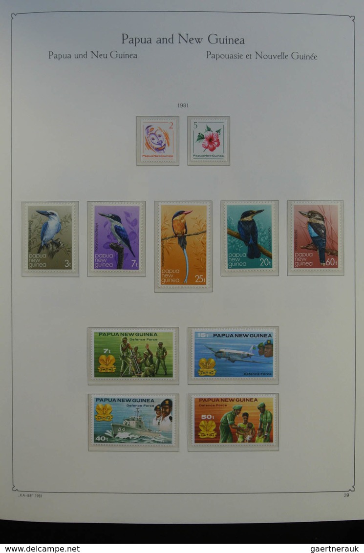 Papua Neuguinea: 1952-2006: Almost complete, MNH (few older stamps hinged) collection Papua New Guin