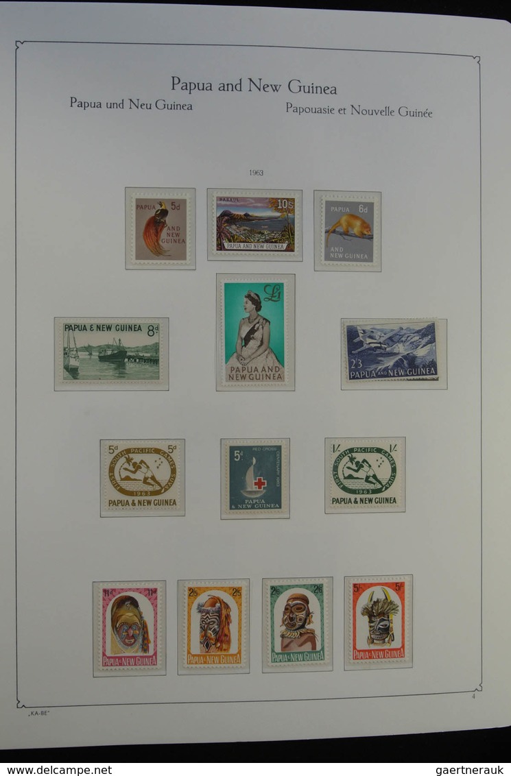 Papua Neuguinea: 1952-2006: Almost complete, MNH (few older stamps hinged) collection Papua New Guin