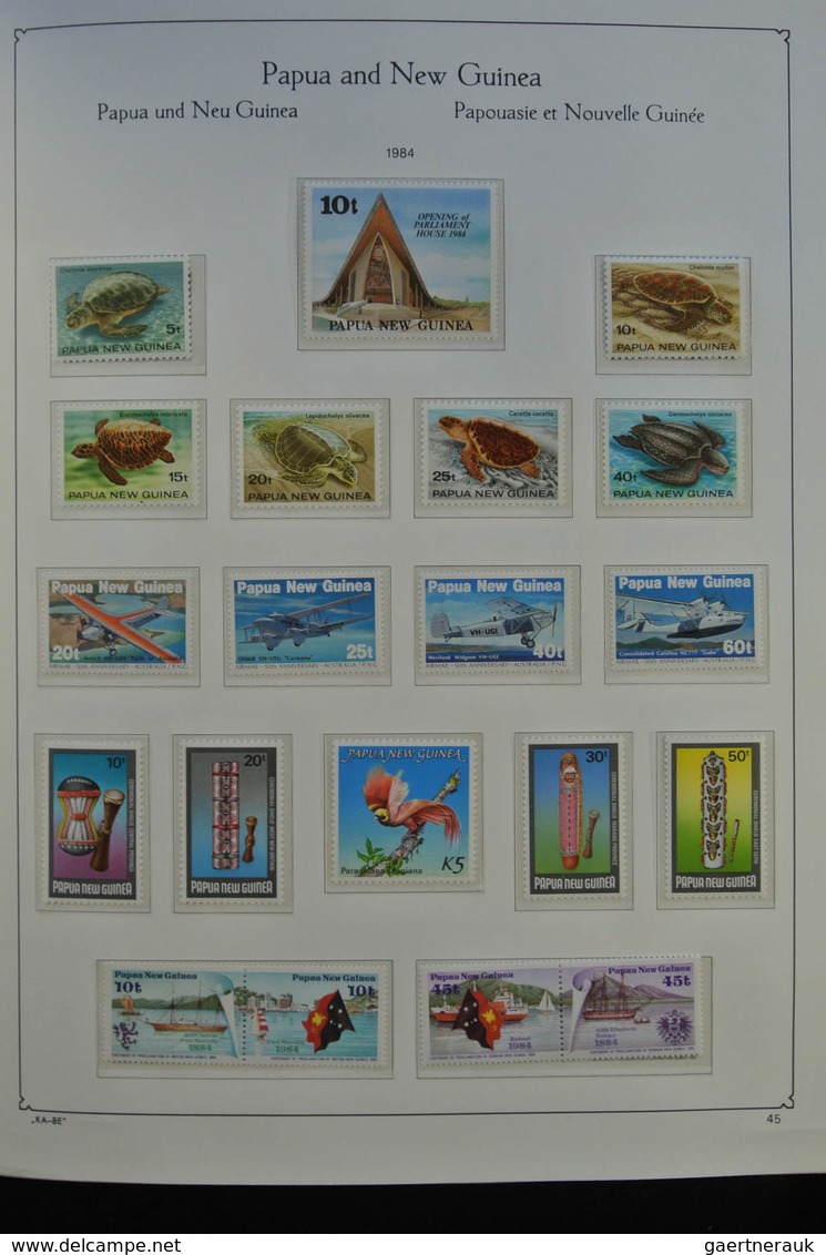 Papua Neuguinea: 1952-2006: Almost complete, MNH (few older stamps hinged) collection Papua New Guin