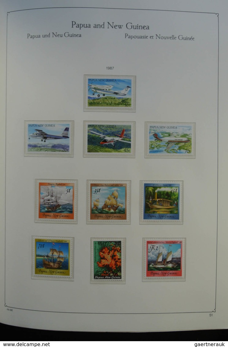 Papua Neuguinea: 1952-2006: Almost complete, MNH (few older stamps hinged) collection Papua New Guin