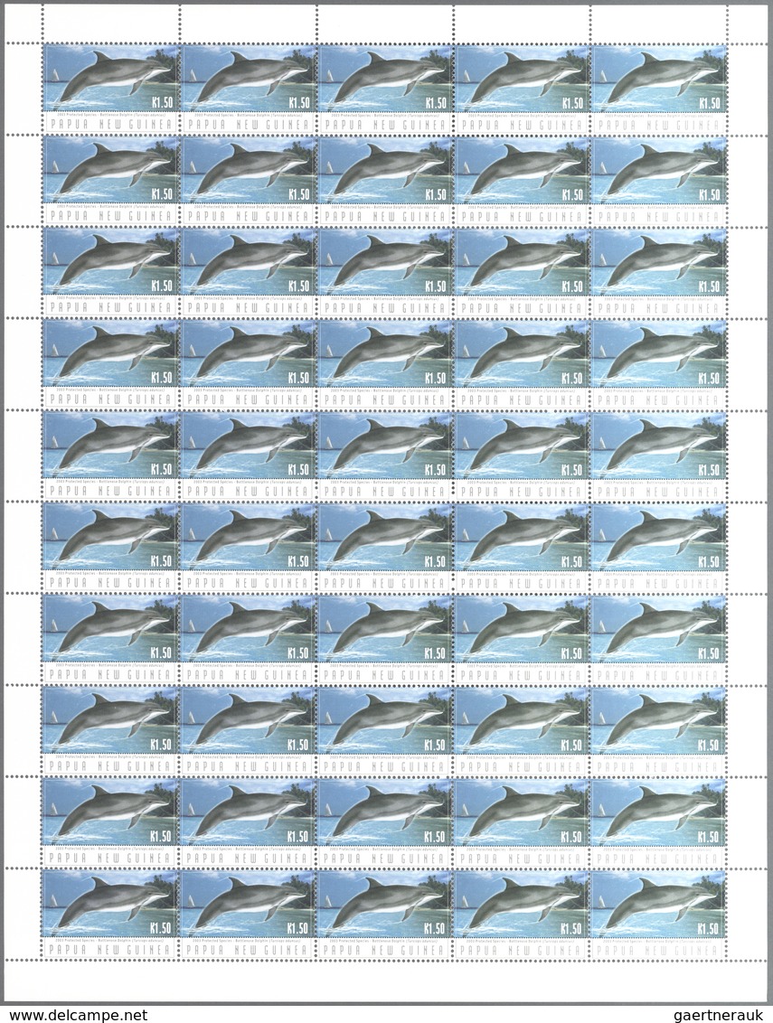 Papua Neuguinea: 1996/2008 (approx). Enormes Stock Containing Sets And Souvenir Sheets With Many Bea - Papoea-Nieuw-Guinea