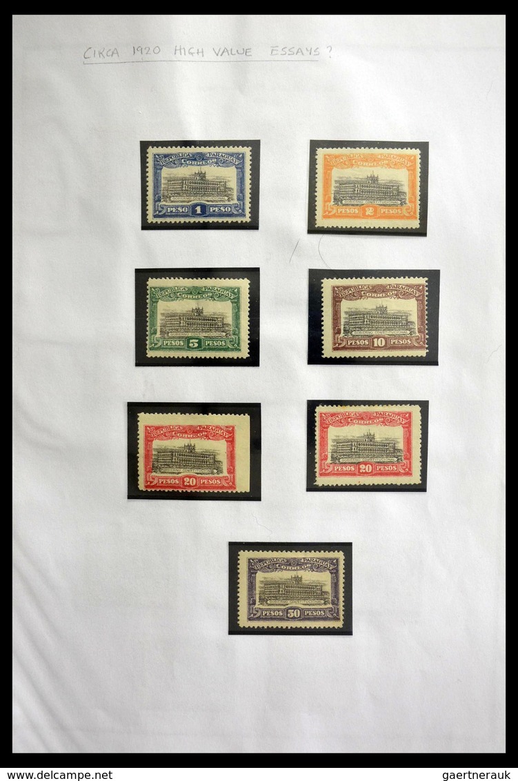 Paraguay: 1870-1964: Extensive, MNH, Mint Hinged And Used Collection Paraguay 1870-1964 In Selfmade - Paraguay