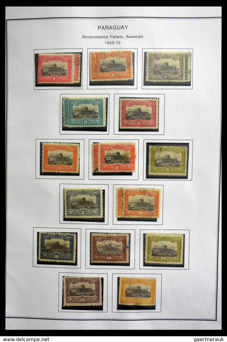 Paraguay: 1870-1964: Extensive, MNH, Mint Hinged And Used Collection Paraguay 1870-1964 In Selfmade - Paraguay