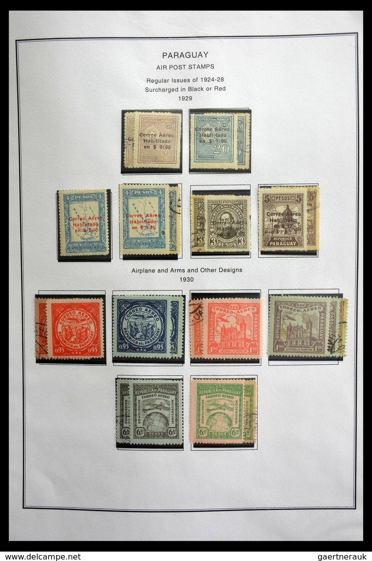 Paraguay: 1870-1964: Extensive, MNH, mint hinged and used collection Paraguay 1870-1964 in selfmade