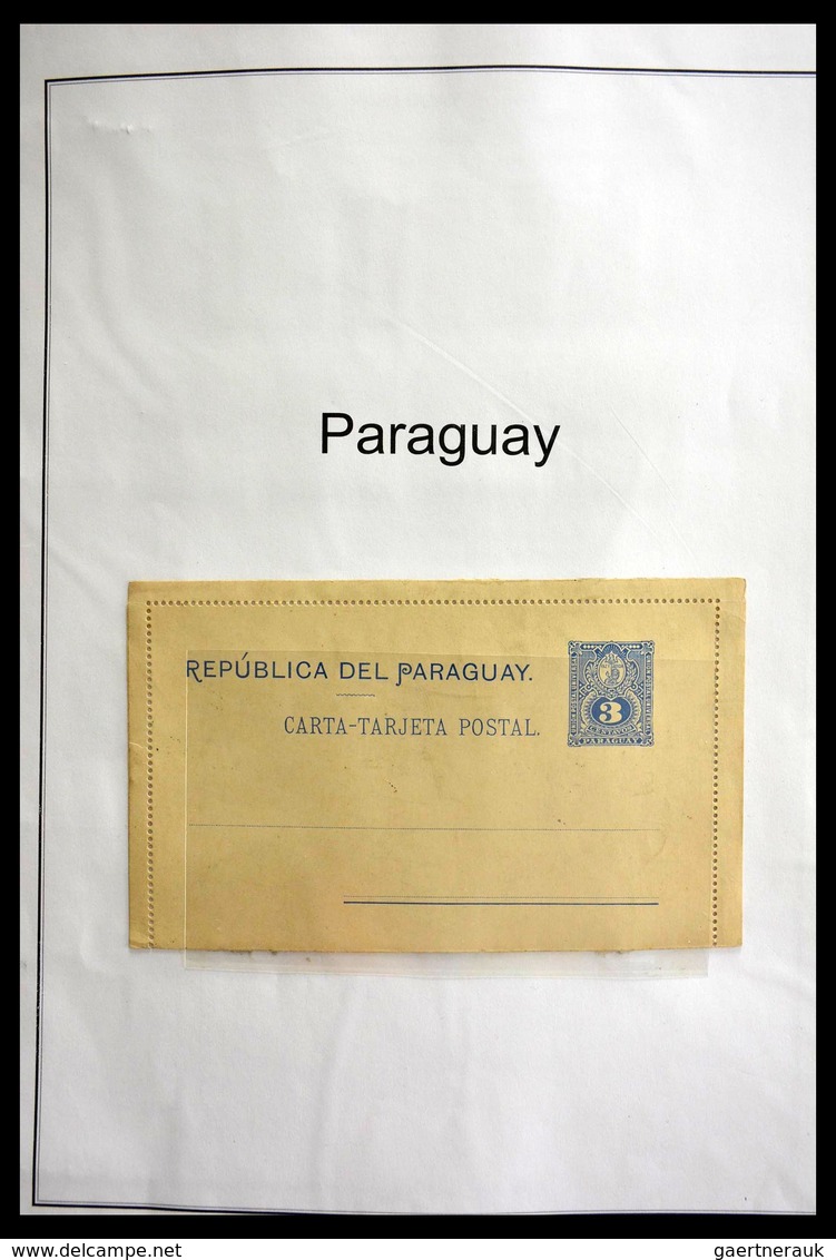 Paraguay: 1870-1964: Extensive, MNH, mint hinged and used collection Paraguay 1870-1964 in selfmade