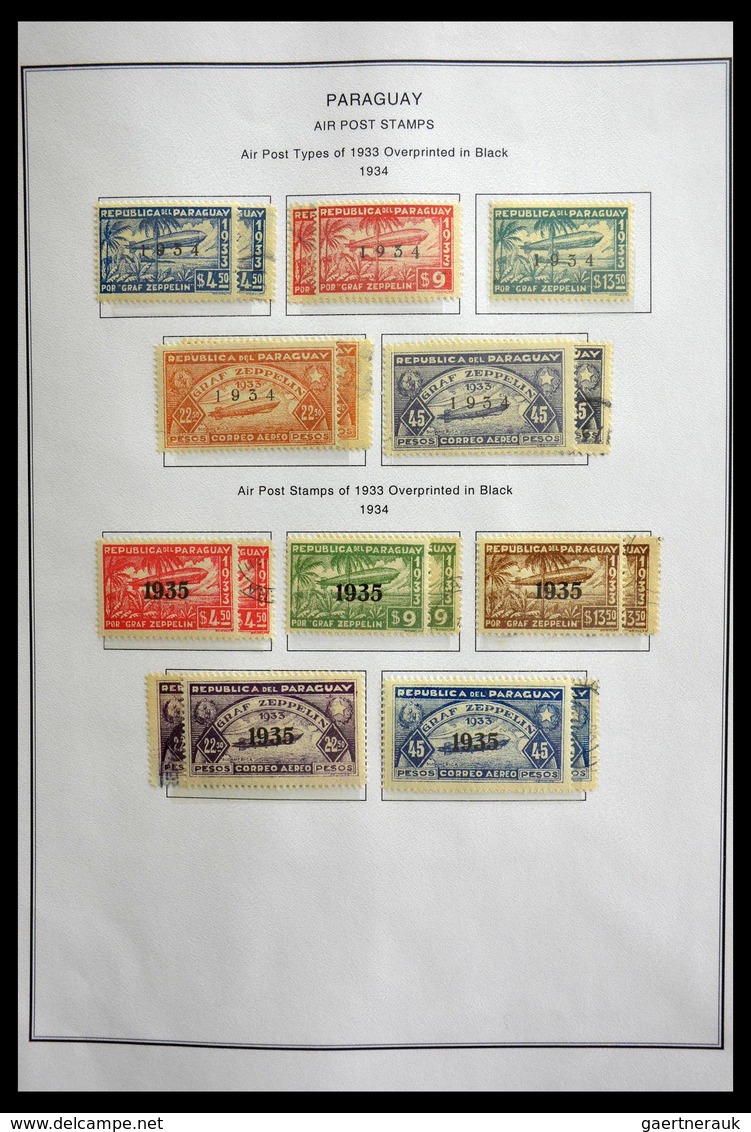 Paraguay: 1870-1964: Extensive, MNH, mint hinged and used collection Paraguay 1870-1964 in selfmade