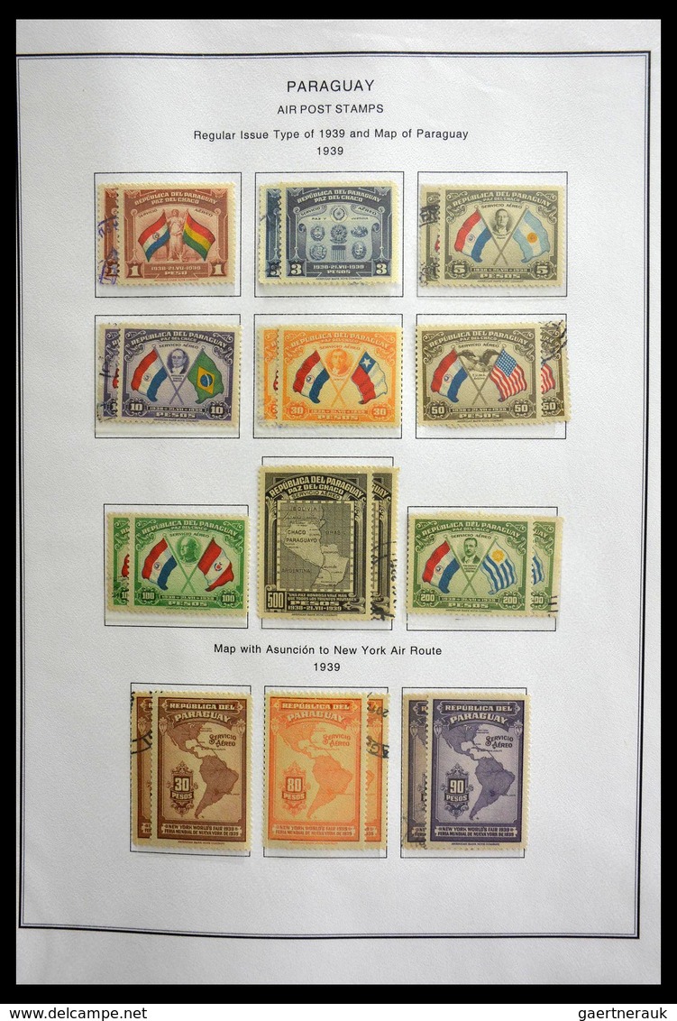 Paraguay: 1870-1964: Extensive, MNH, mint hinged and used collection Paraguay 1870-1964 in selfmade