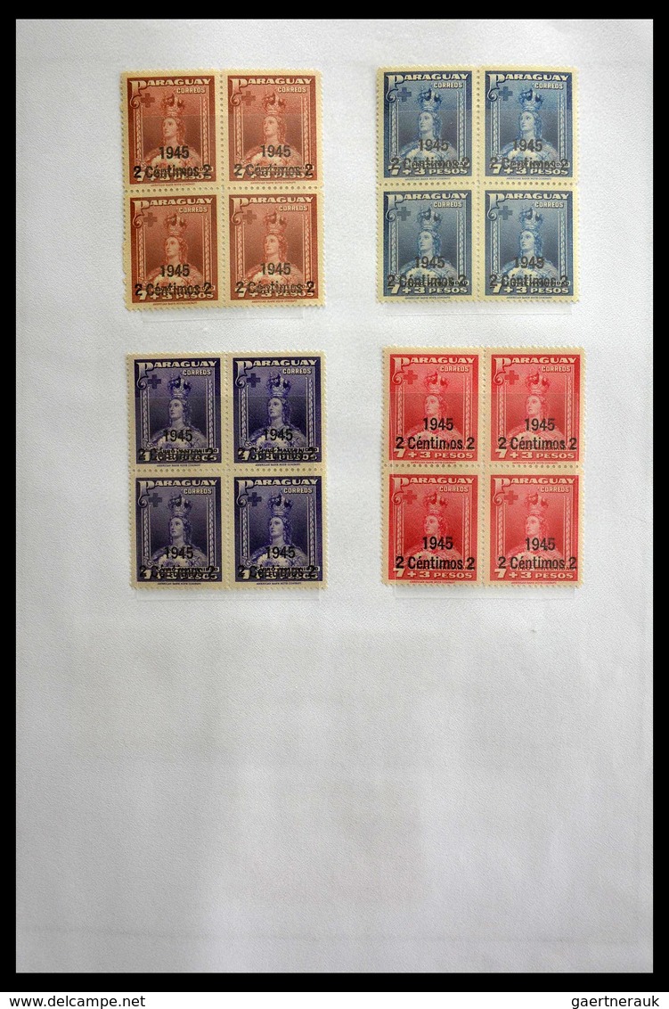 Paraguay: 1870-1964: Extensive, MNH, mint hinged and used collection Paraguay 1870-1964 in selfmade