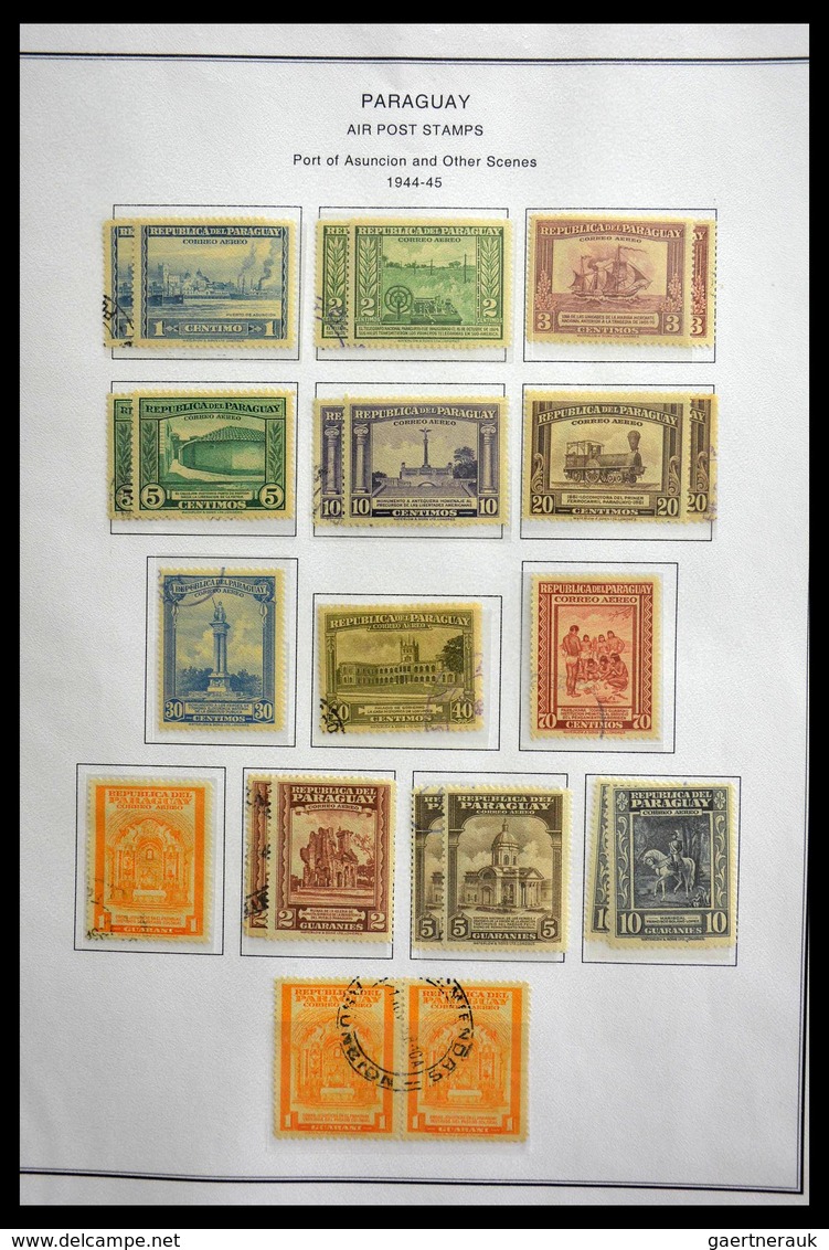 Paraguay: 1870-1964: Extensive, MNH, mint hinged and used collection Paraguay 1870-1964 in selfmade