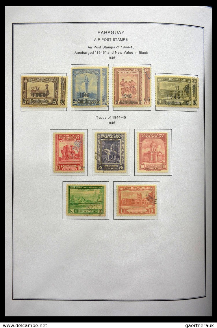 Paraguay: 1870-1964: Extensive, MNH, mint hinged and used collection Paraguay 1870-1964 in selfmade