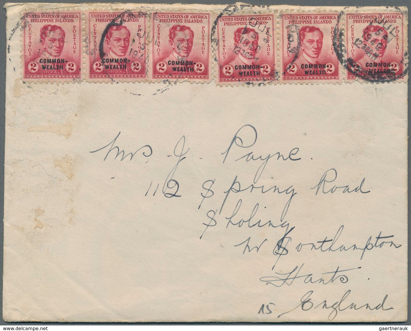 Philippinen: 1902/78 (ca.), Ca. 45 Covers/stationery/FDC. - Philippinen