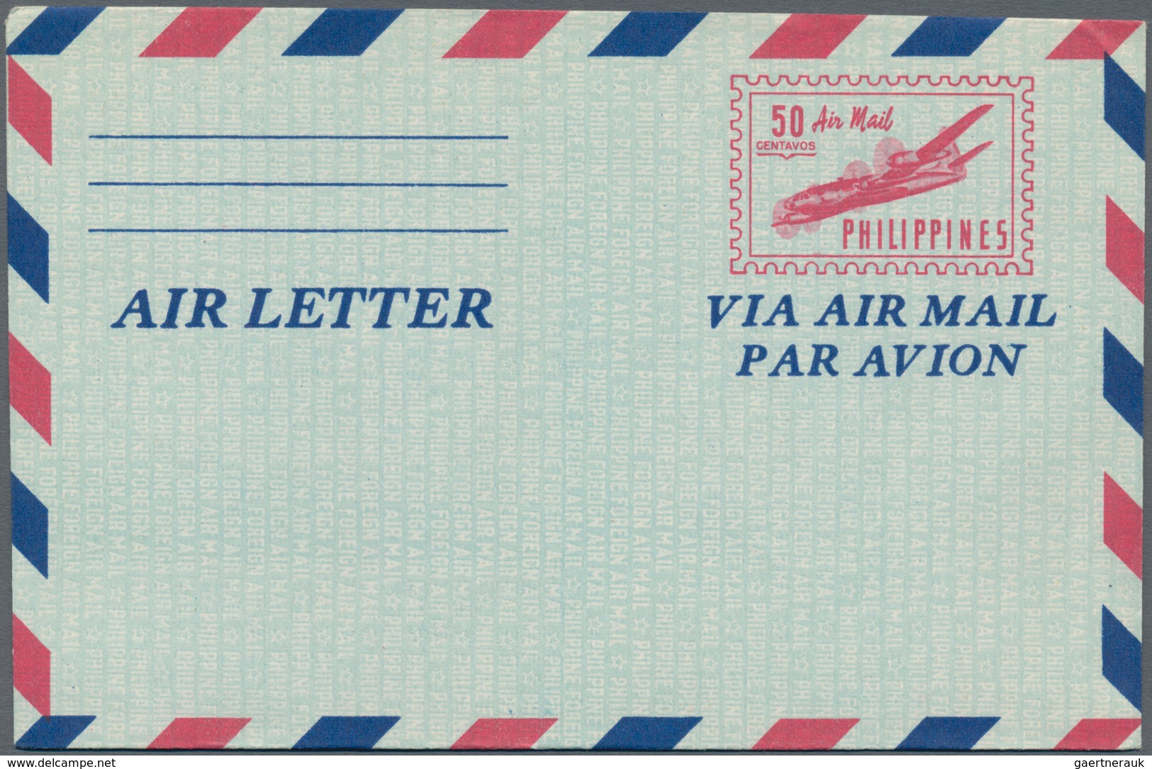 Philippinen: 1947/1994 Aerogrammes Ca. 983 Unused/used/CTO Airletters And Aerogrammes With Several B - Filippine