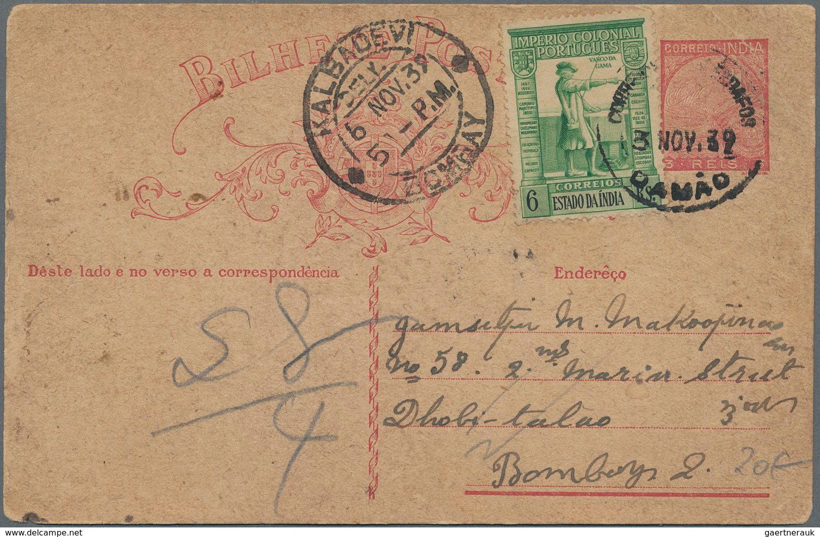 Portugiesisch-Indien: 1880's-1950's: Collection Of 76 Postal Stationery Items, Mostly Different, Som - Portugiesisch-Indien